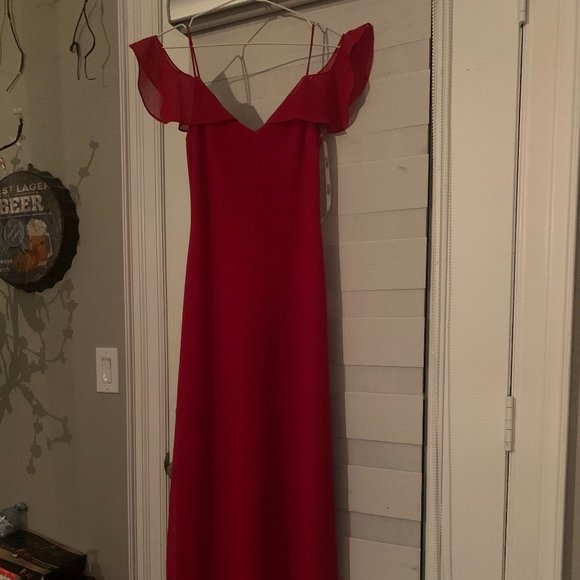 Red Lori Ann Dress - Picture 3 of 3